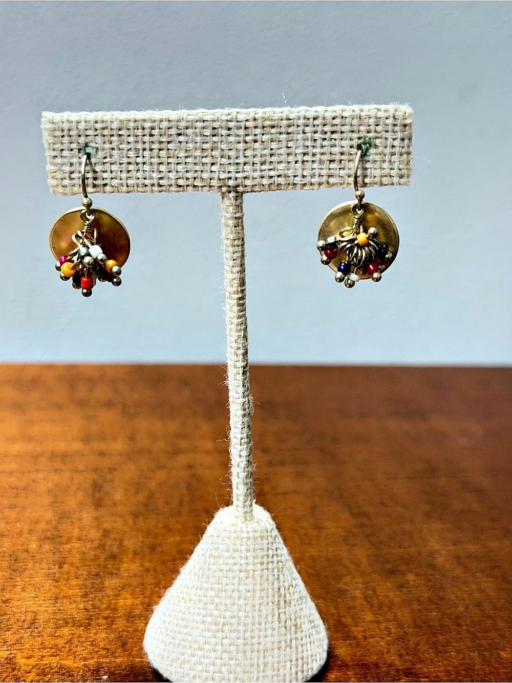 Gold-Tone Dangle Earrings Like New
